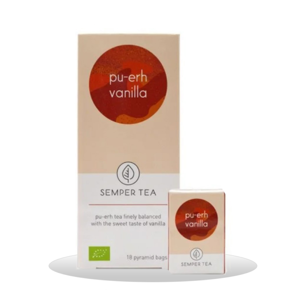 Organichen chay PU-ER S VANILIA Semper Tea