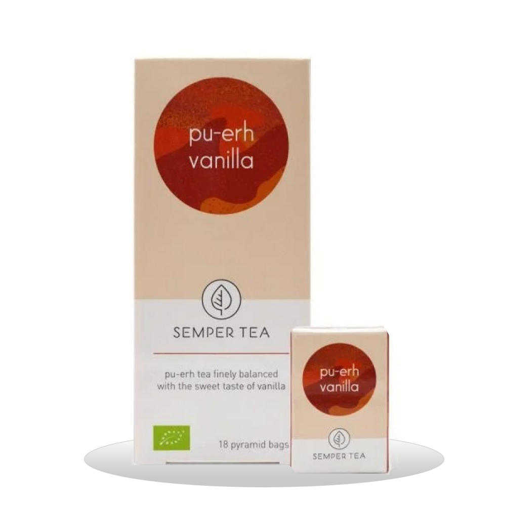 Organichen chay PU-ER S VANILIA Semper Tea